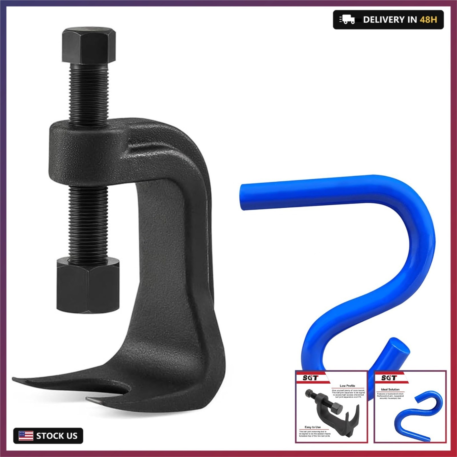 SGT Ball Joint Separator, Universal Ball Joint Puller with Lower Control Arm Pry