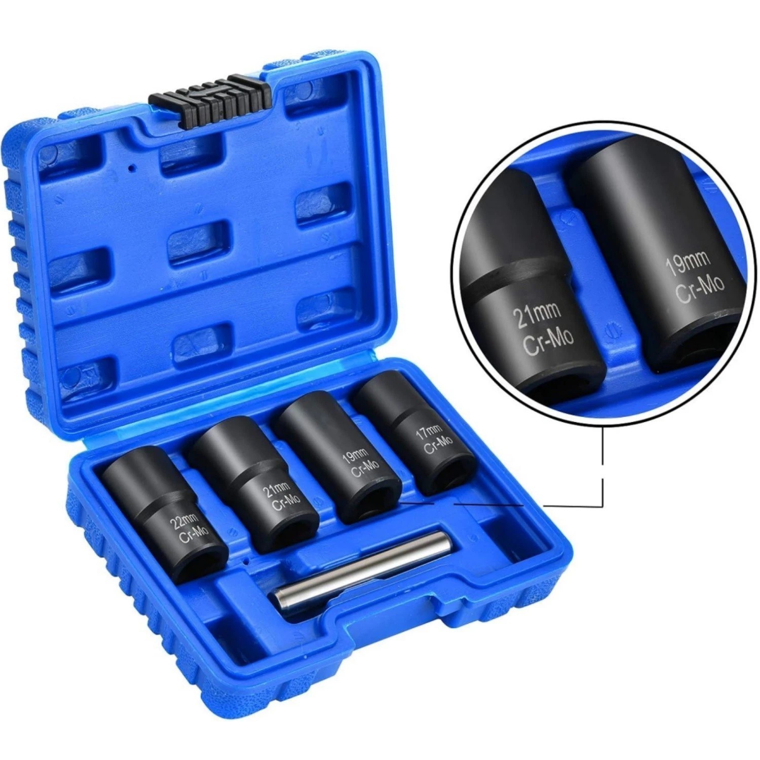 Twist Socket Set Lug Nut Remover Extractor Tool- 5PC 1/2″»Dr.Twist Socket Set A