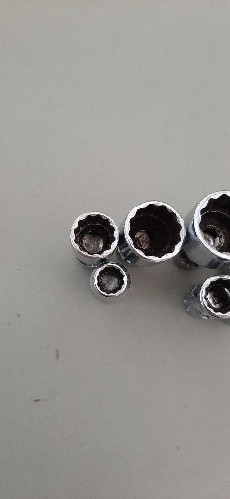 Snap-on Tools 7pc SAE 1/4″ Drive Universal Swivel Socket Set 12pt Point MARKED