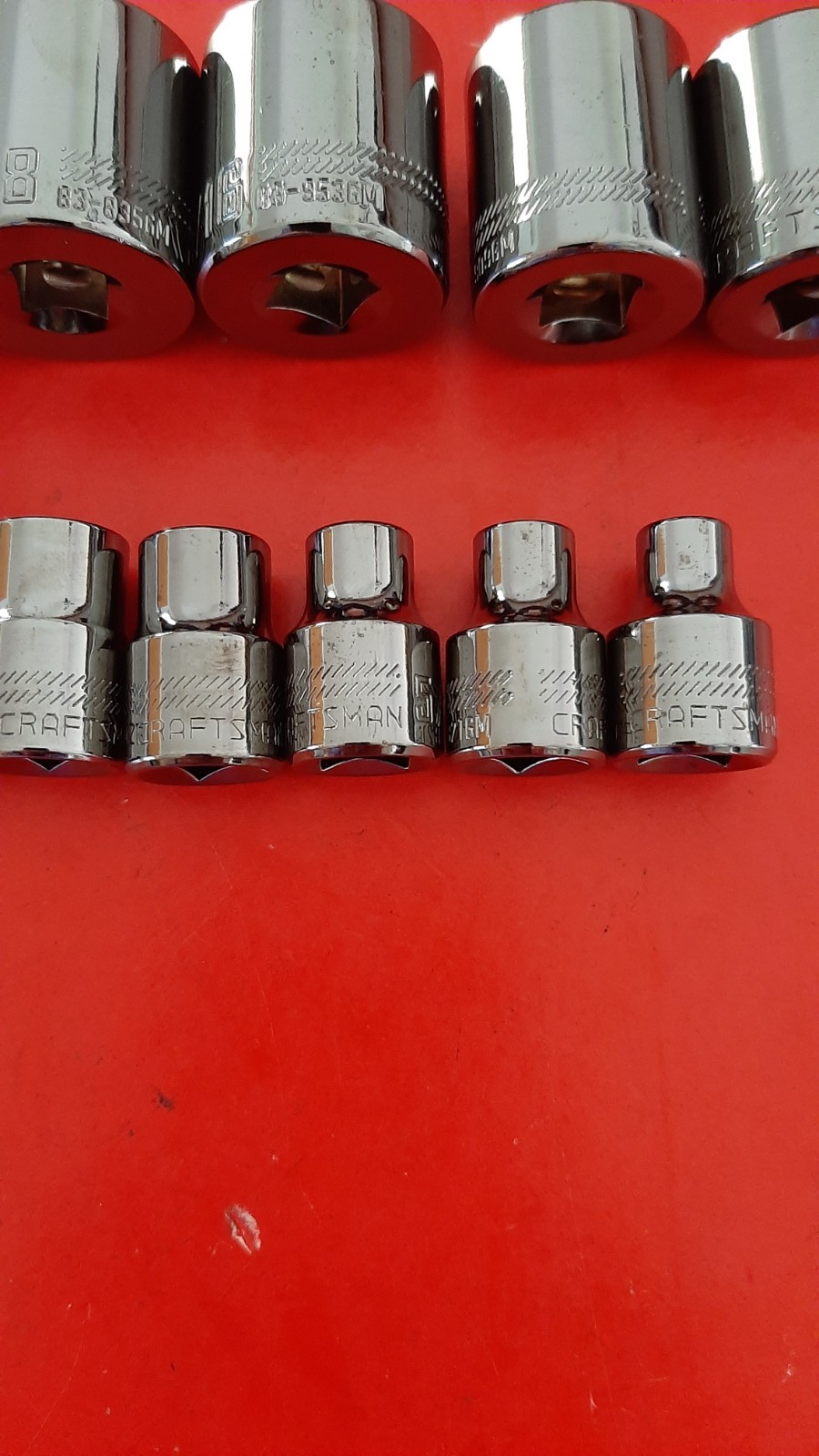 New Craftsman OVERDRIVE 3/8″ Drive SAE 14pc Shallow Socket Set 1/4″ to 1″ 6pt