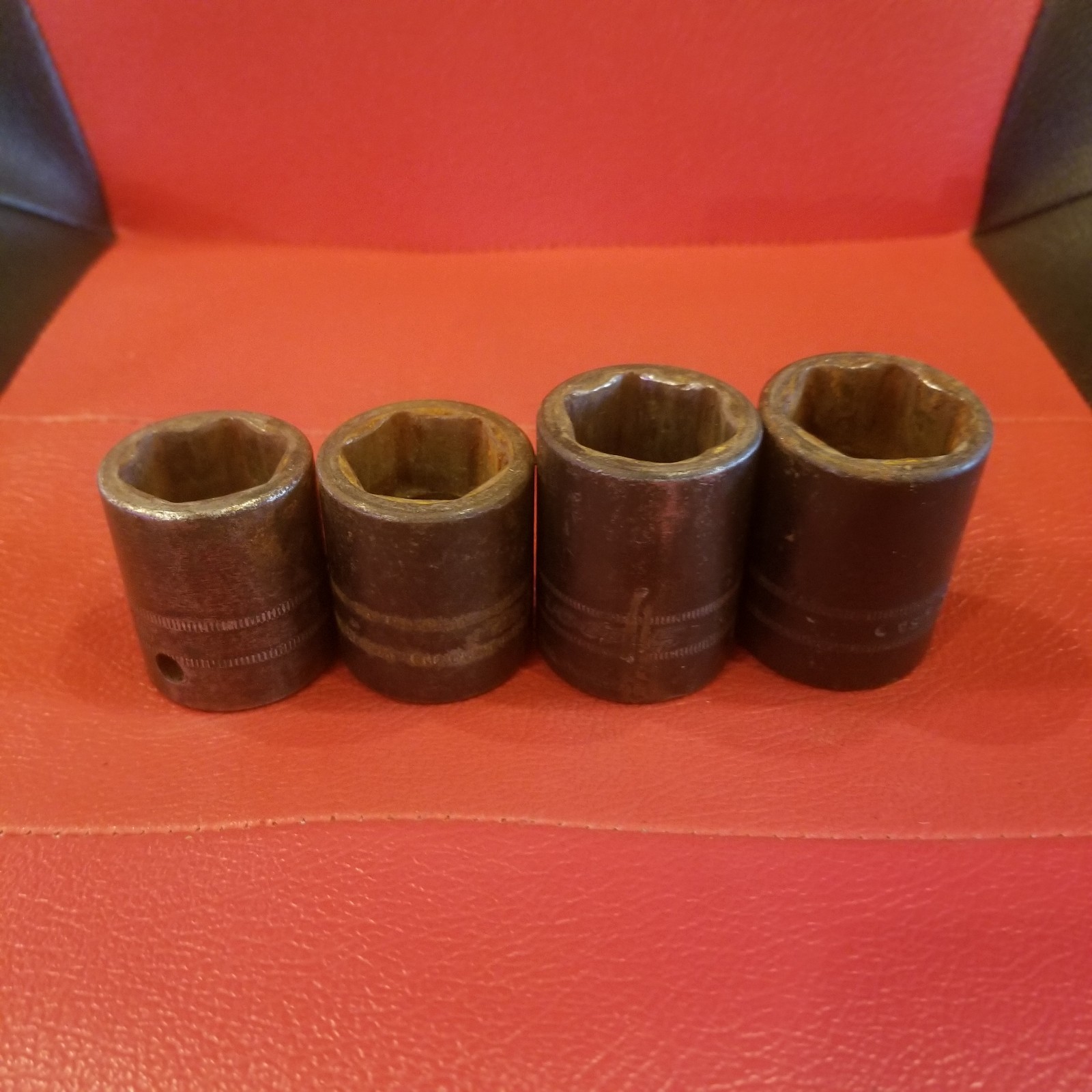 Snap On 1/2 Drive 4pc Impact Socket Set Lot 21mm-24mm IMM210-IMM240