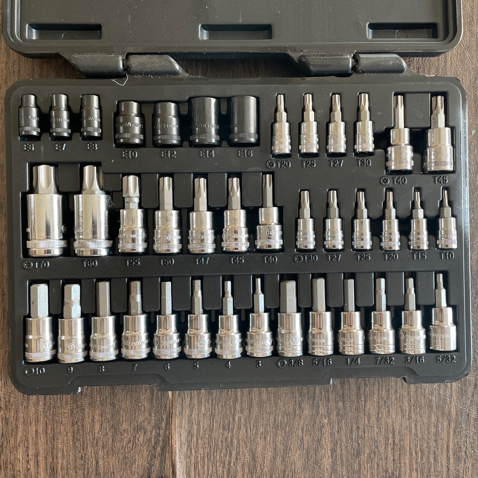 GearWrench 40 pc.Torx and Bit Socket Set 40424A never used