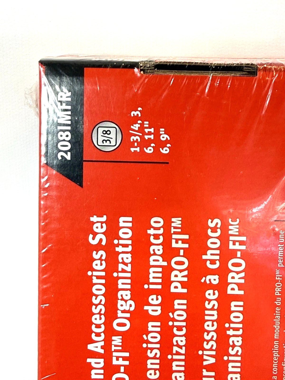 Snap-on™ 208IMFR 8pc 3/8″ Drive Impact Driver & Extension Set in Pro-Fi Foam New