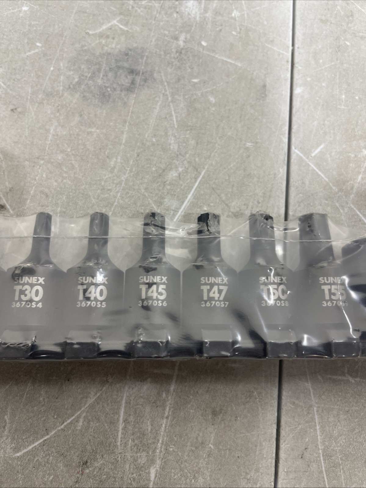 Sunex 3670s 3/8-Inch Drive Internal Star Impact Socket Set And 5 Sockets