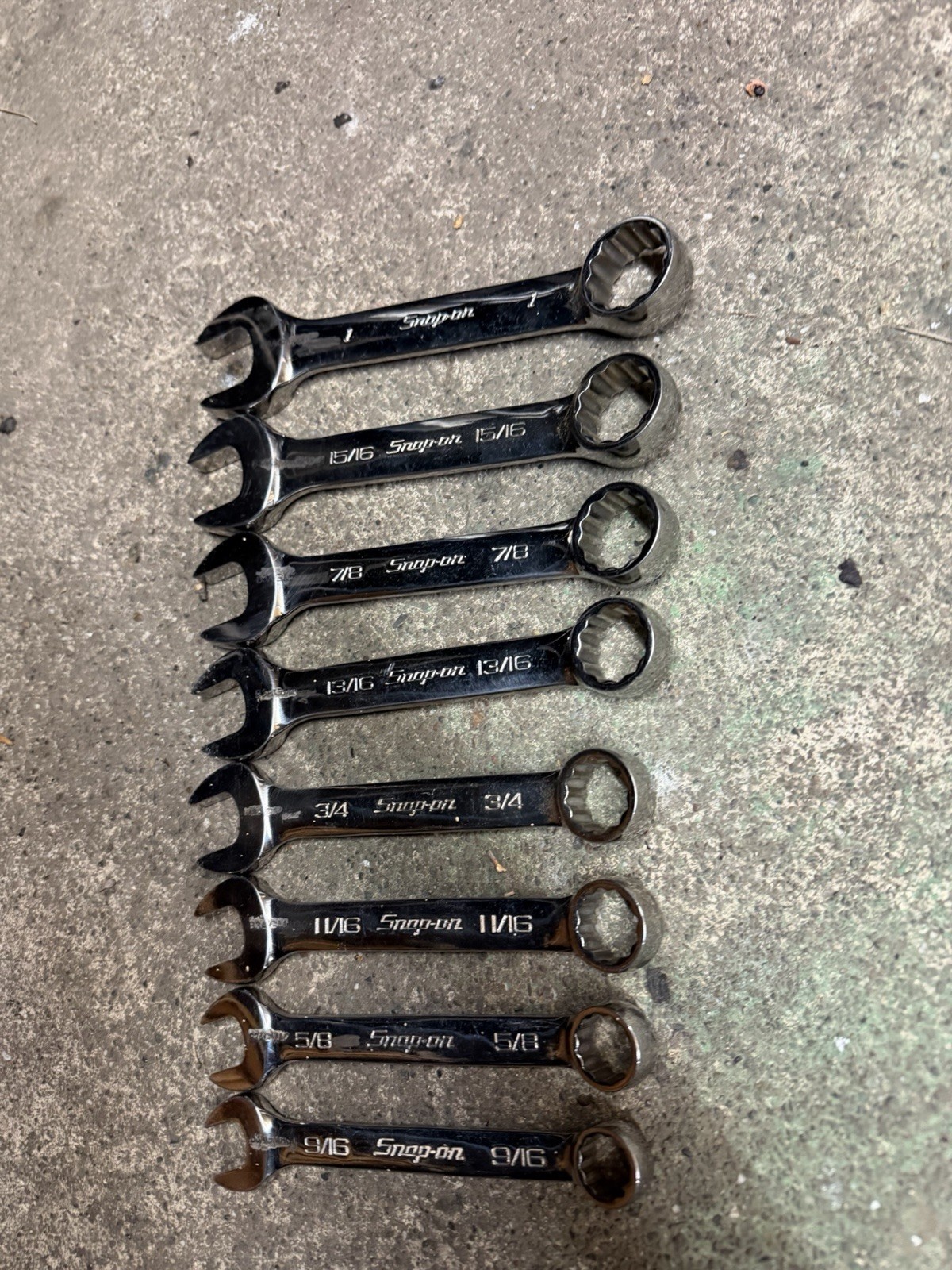 Snap On Set De 8pc OEX B 9/16-5/8-11/16-3/4-13/16-7/8-15/16-1”