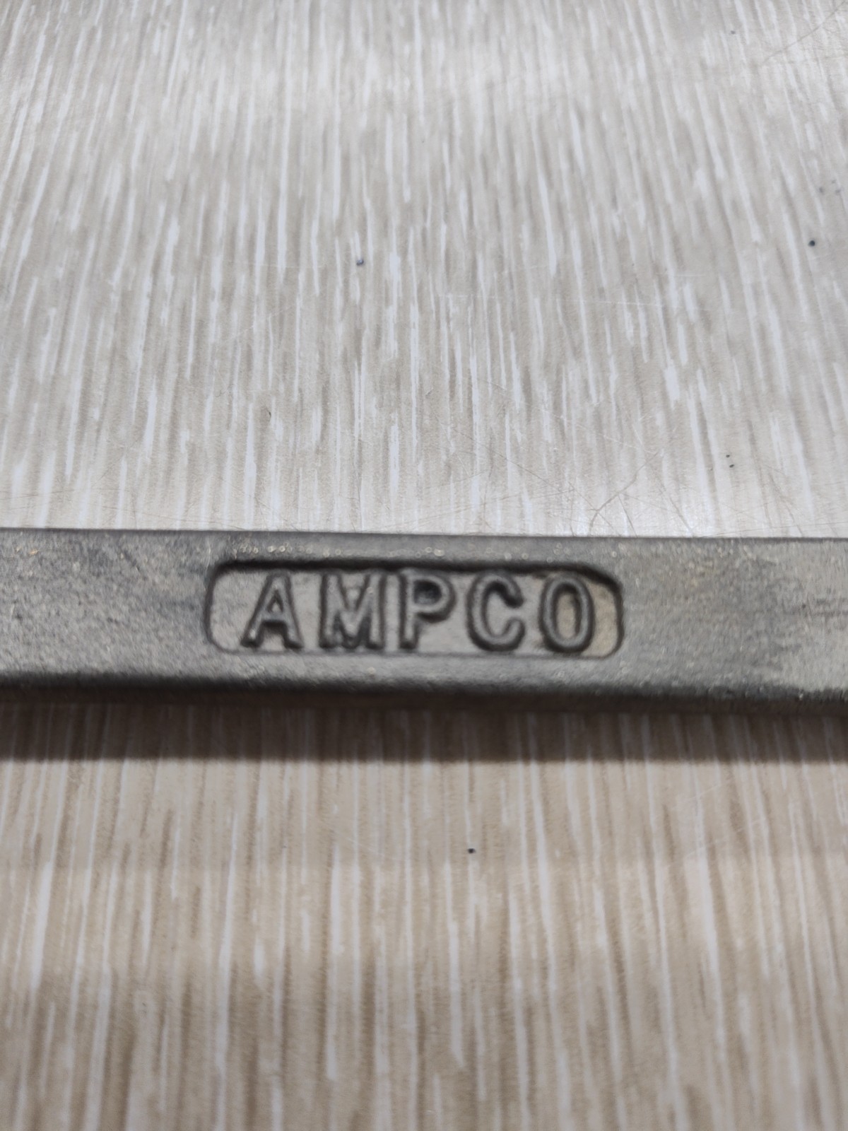 AMPCO W-3150 Box End Wrench: Natural, 9/16 in_5/8 in Head Size