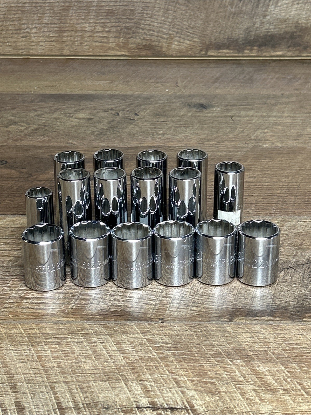 Proto Professional Socket Lot-New Old Stock-1/2in And 3/8 Drive-Read Description