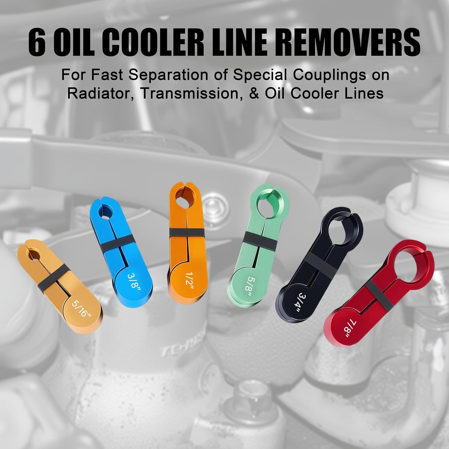 26PCS Fuel Line Disconnect Tool Set for A/C Transmission & Automotive Repair