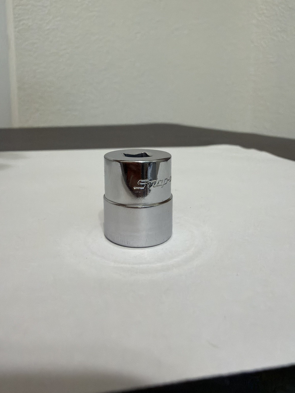 SNAP ON 9/16″ TM18 1/4″ DRIVE SAE 6 POINT SHALLOW CHROME SOCKET TM 18 9/16 «