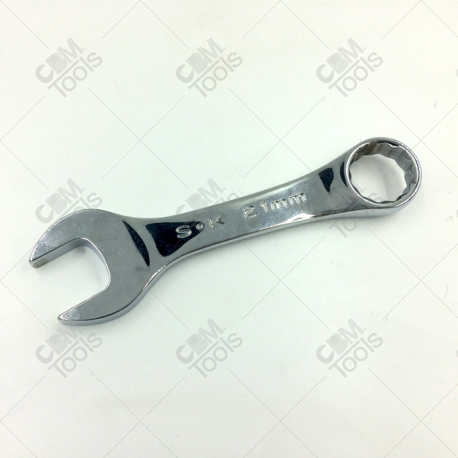 SK Hand Tools 88121 21mm 12Pt Short Combination Wrench