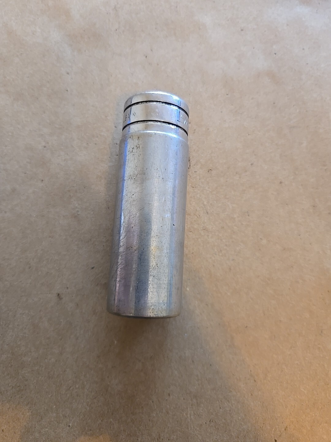 Snap On 1/2″ Drive 13/16″ 12PT Deep Chrome Socket Worn S261