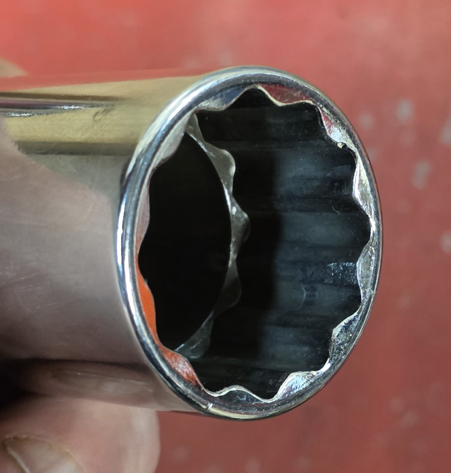 Snap-on 1/2″ Drive 27mm Deep Chrome Socket 12pt SM27
