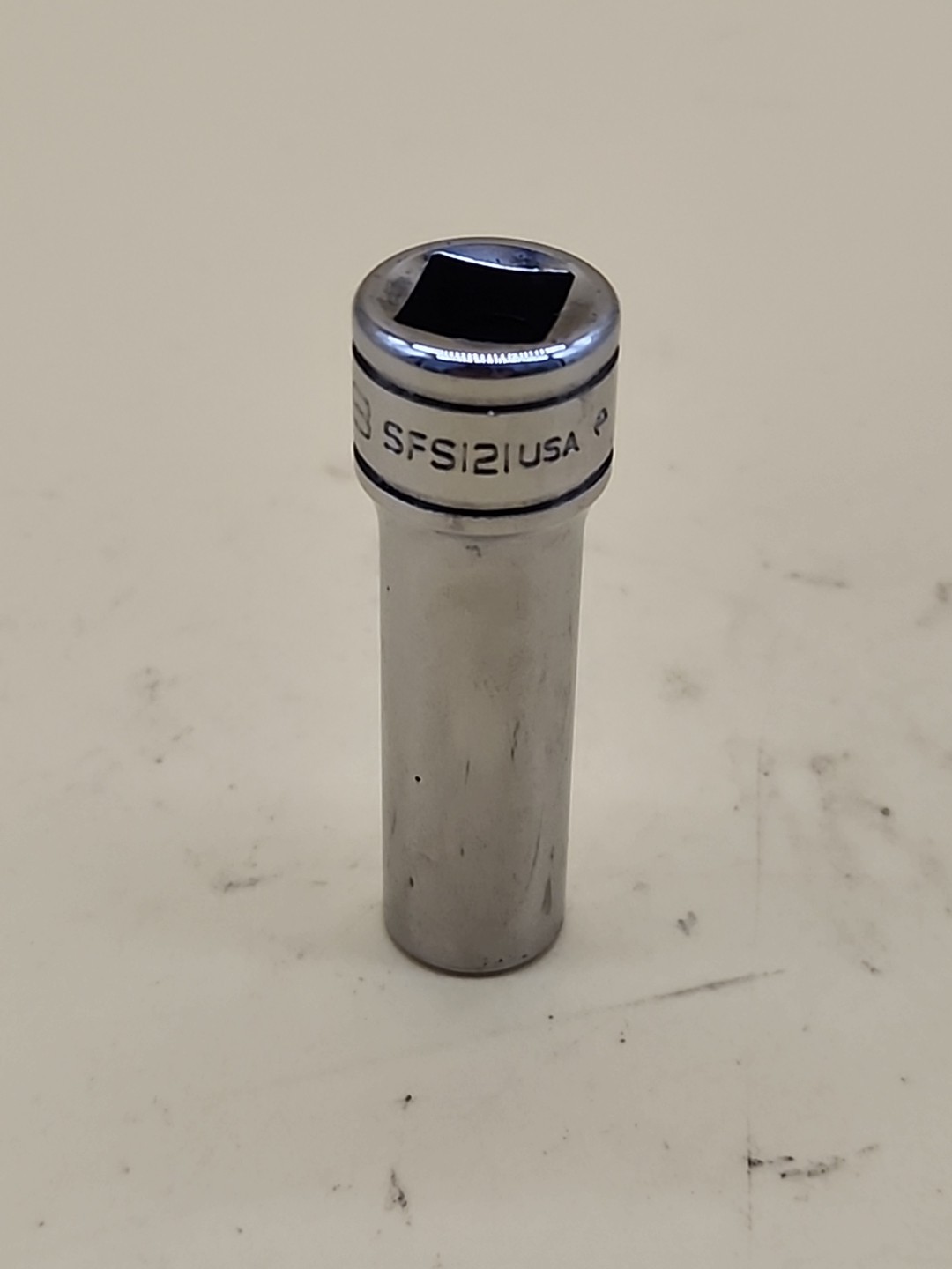 Snap-On Tools 3/8″ Drive 6 Point SAE 3/8” Deep Well Socket SFS121 USA