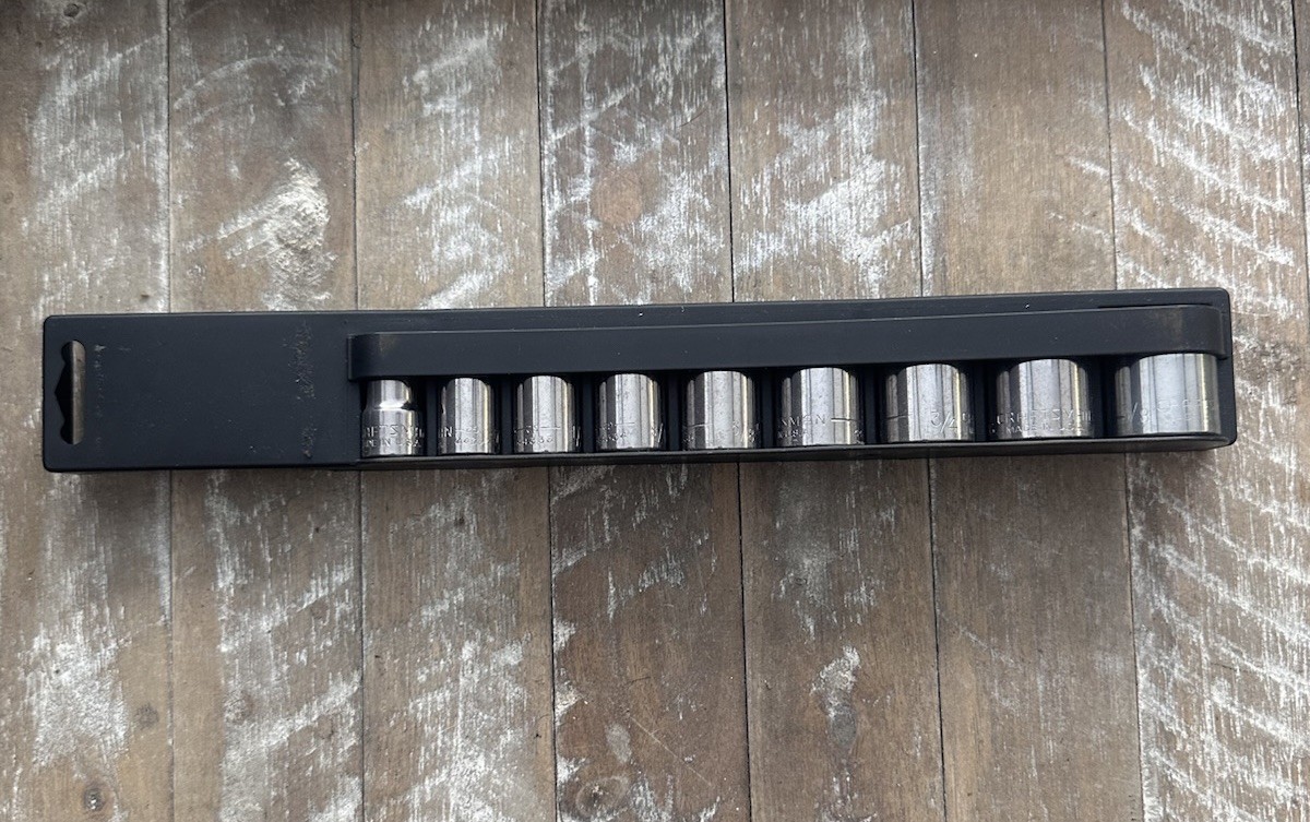 Craftsman 9 Piece Socket Set USA Inches