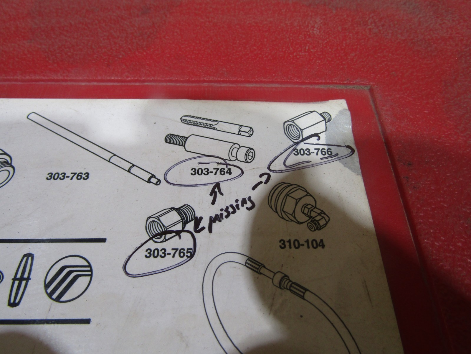 TKIT-2003N-F Ford Rotunda ESSENTIAL SERVICE TOOL KIT *INCOMPLETE* #109