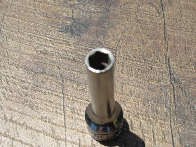 SNAP ON 1/4″ SFS081 3/8″ DRIVE 6 POINT DEEP SAE SOCKET SFS 081 UNDERLINE LOGO