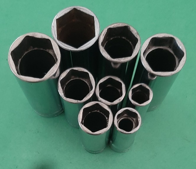 Snap-on 3/8″ Drive 9 PC 6pt Point Deep Socket Set 3/8″ to 7/8″ SFS121- SFS281