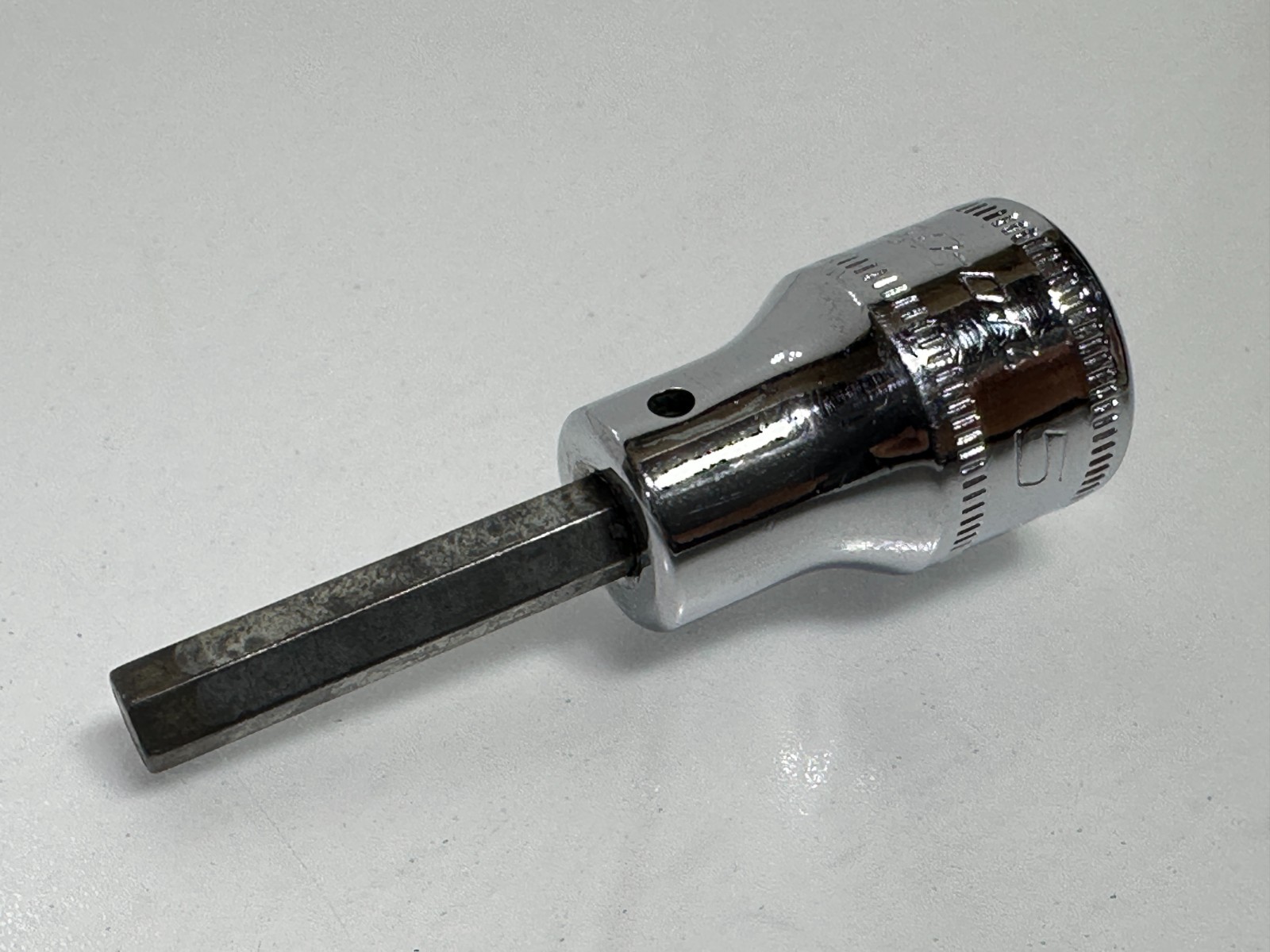 🇺🇸 Snap On Tools USA 5mm Allen Hex Bit Socket Driver, 3/8″ Drive, FAM5A