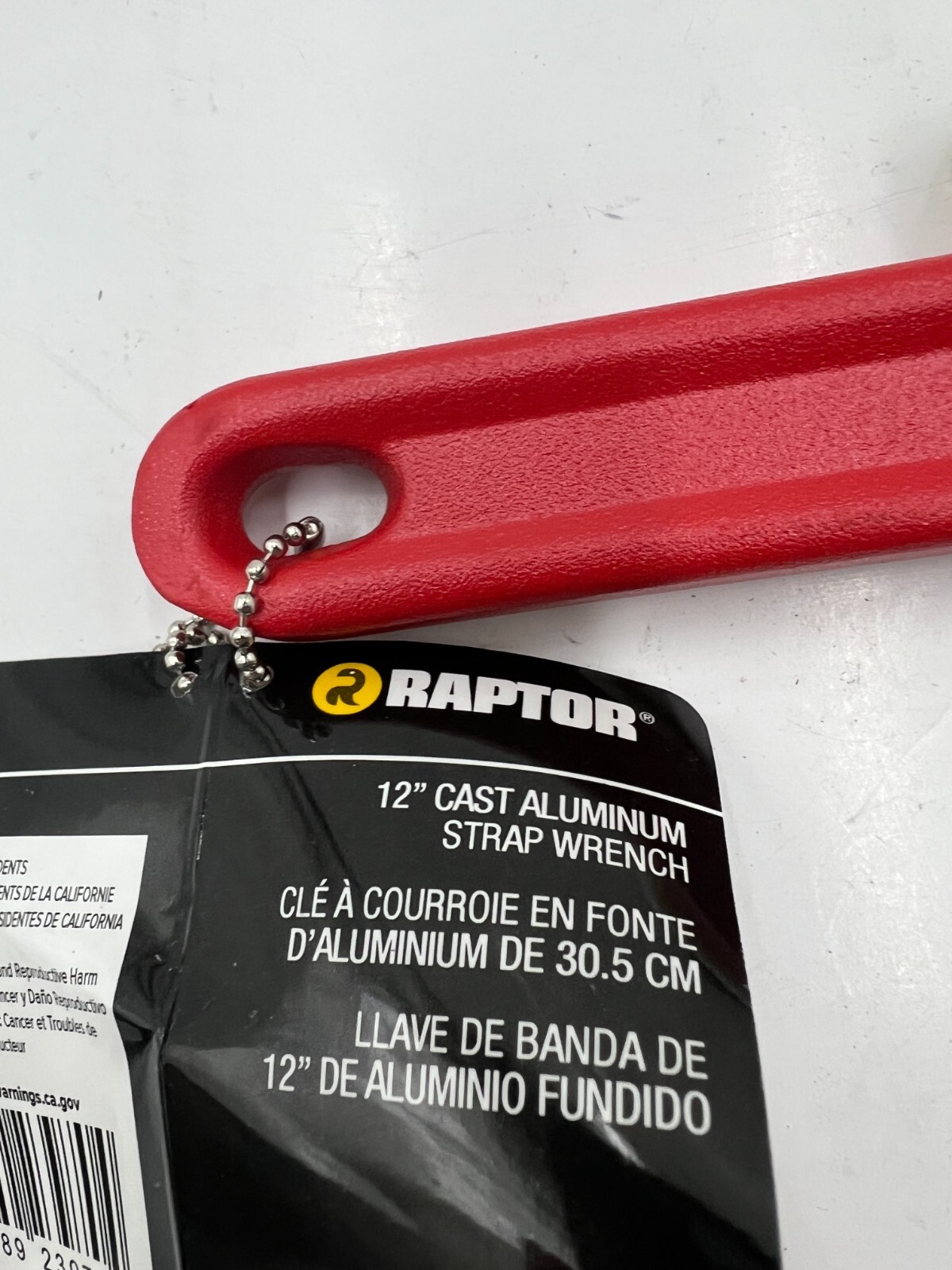 Raptor Tools Aluminum Strap Wrench 12″ RAP11312 Pipe Capacity: 5 in