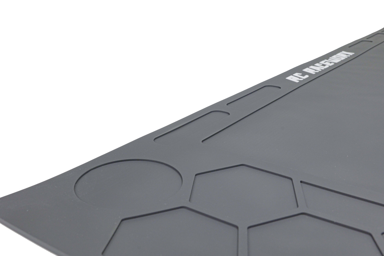 RC Raceworx Flight Deck Pit Mat 23×48 – Black and White