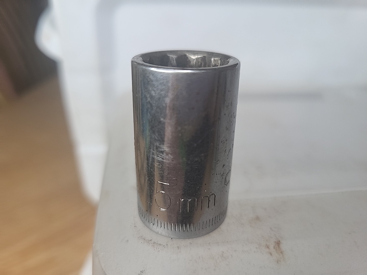Vintage Craftsman 44236 1/2″ Drive 15 MM 12 Point Shallow Socket Metric V USA