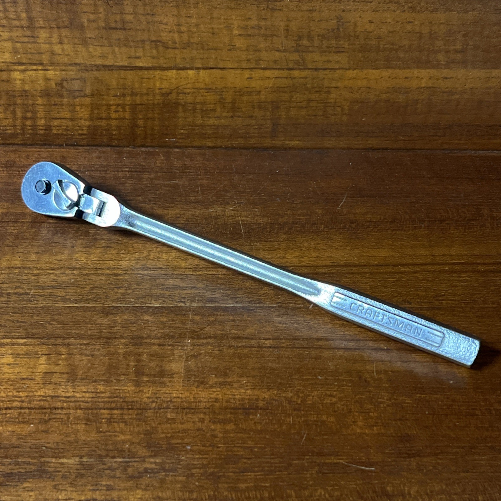 CRAFTSMAN FORGED IN USA-VVH 42793 3/8″ FLEX HEAD RATCHET. Hourglass Selector.