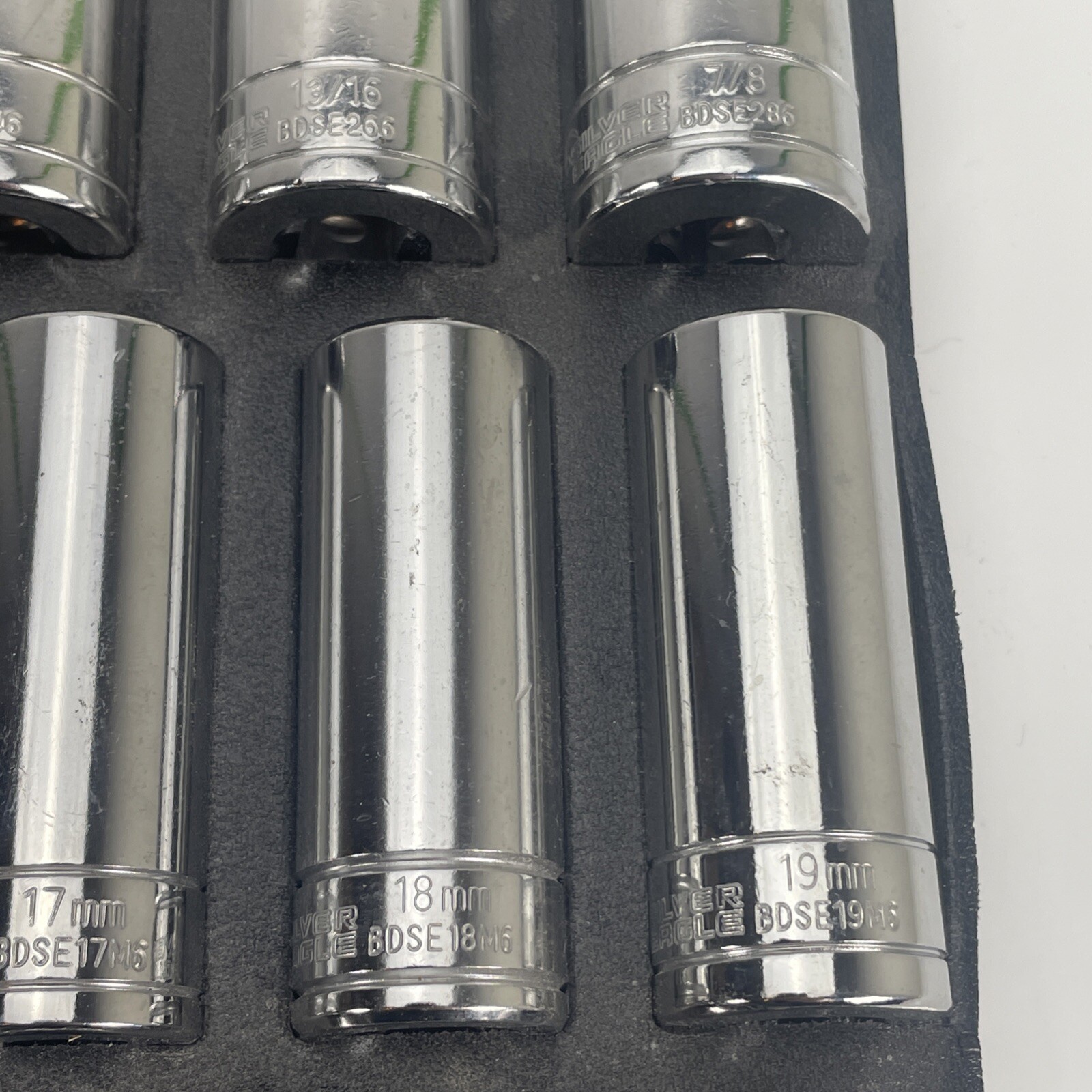 MATCO Silver Eagle 97 PC 1/4″ & 3/8″ Dr Socket, Extension & Ratchet W/Foam READ