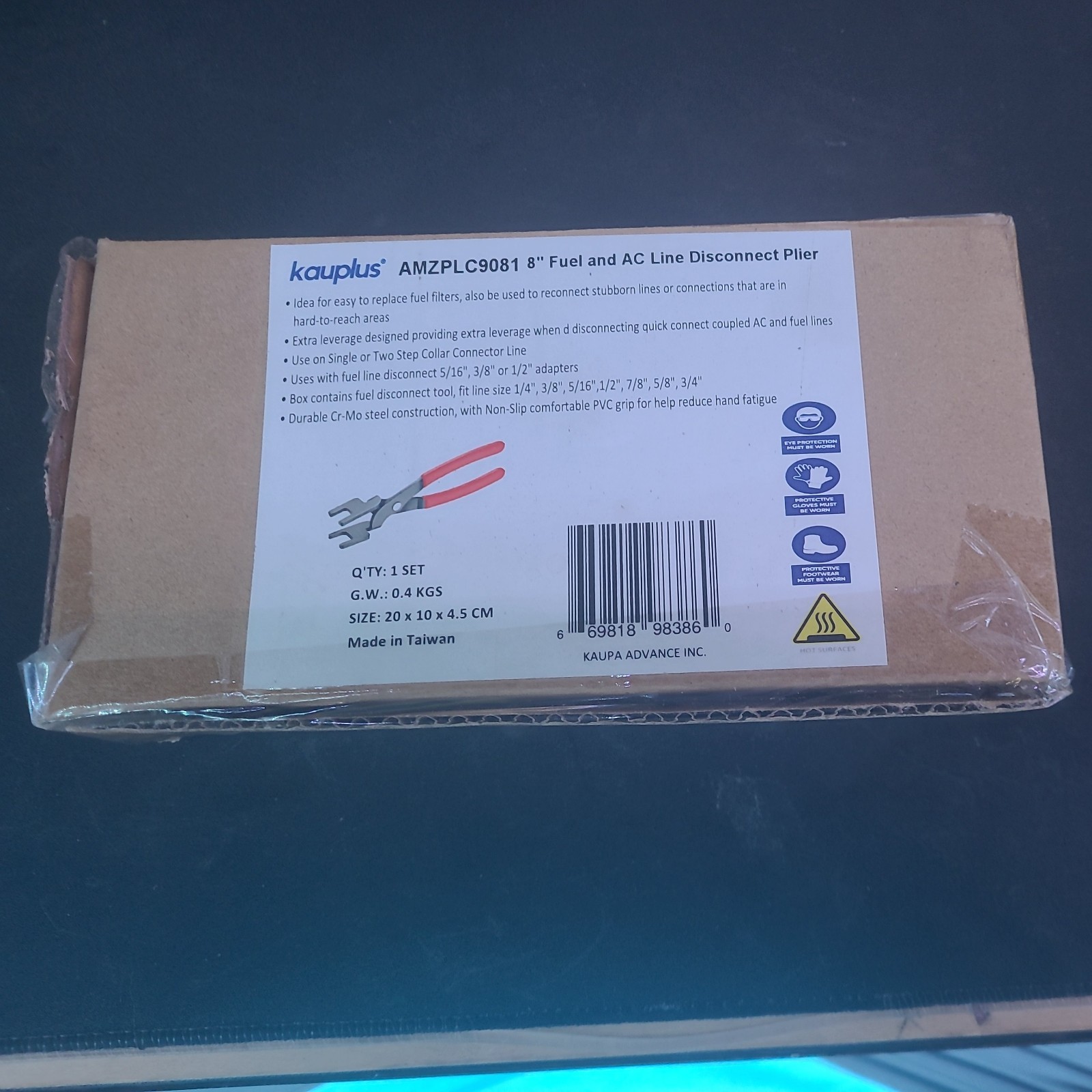 8″ Fuel & A/C Line Disconnect Plier 1/4 3/8 5/16 1/2 7/8 5/8 3/4″