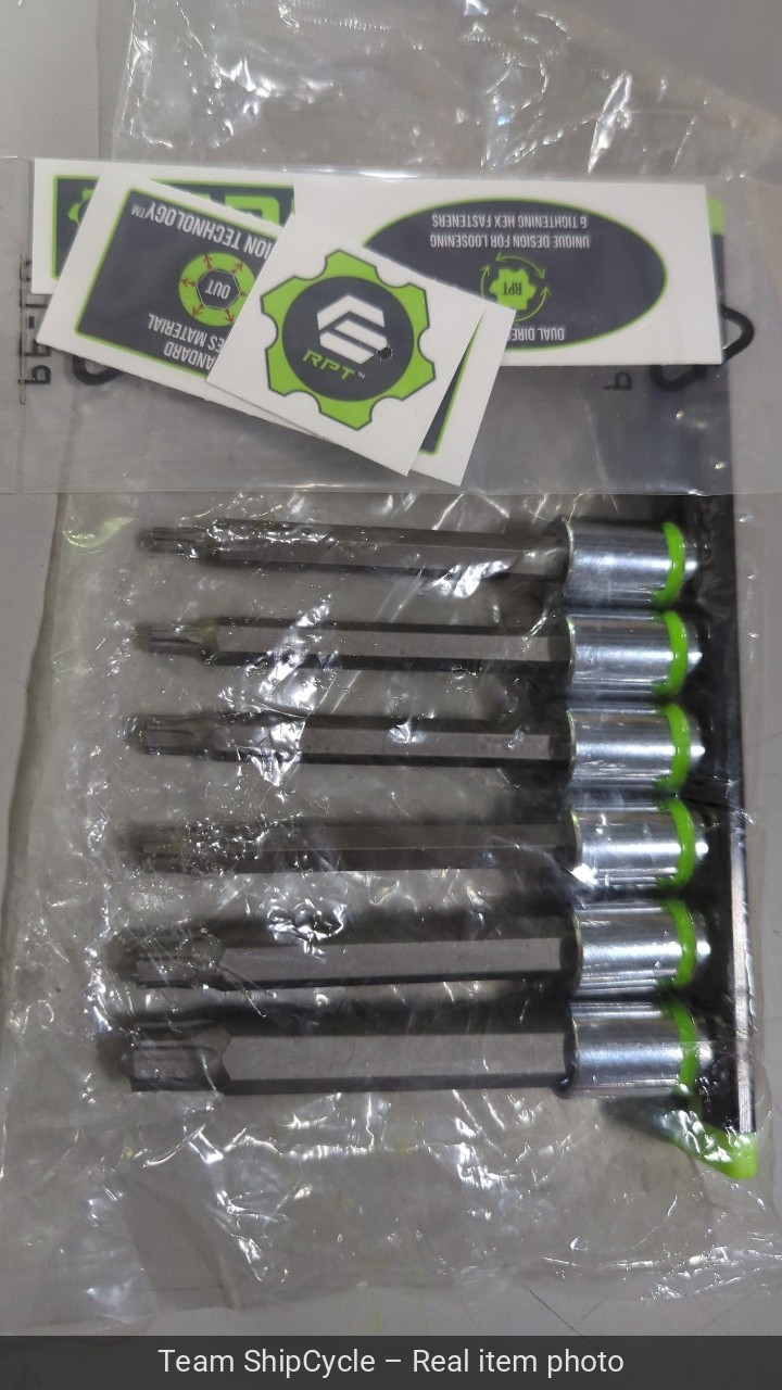 Grip Edge Tooling HBM6LS 6 Pce 38 Dr Long Metric Rpt Hex Driver Set G1N