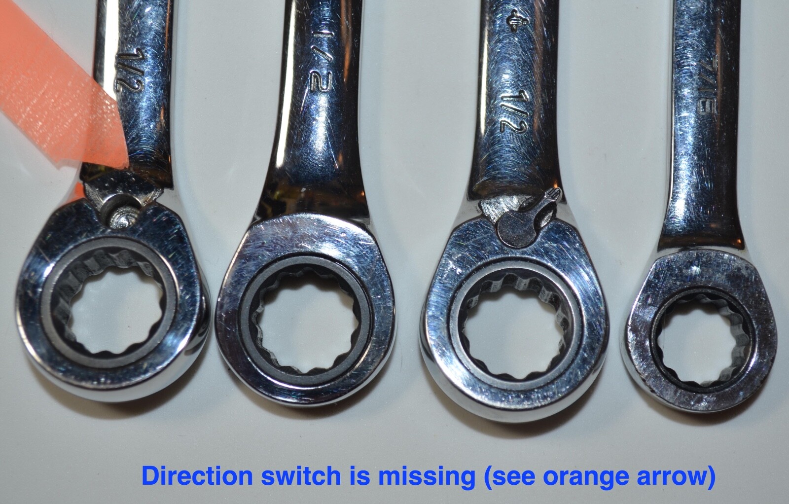 Combination Ratchet Wrenches 7 Pre-owned