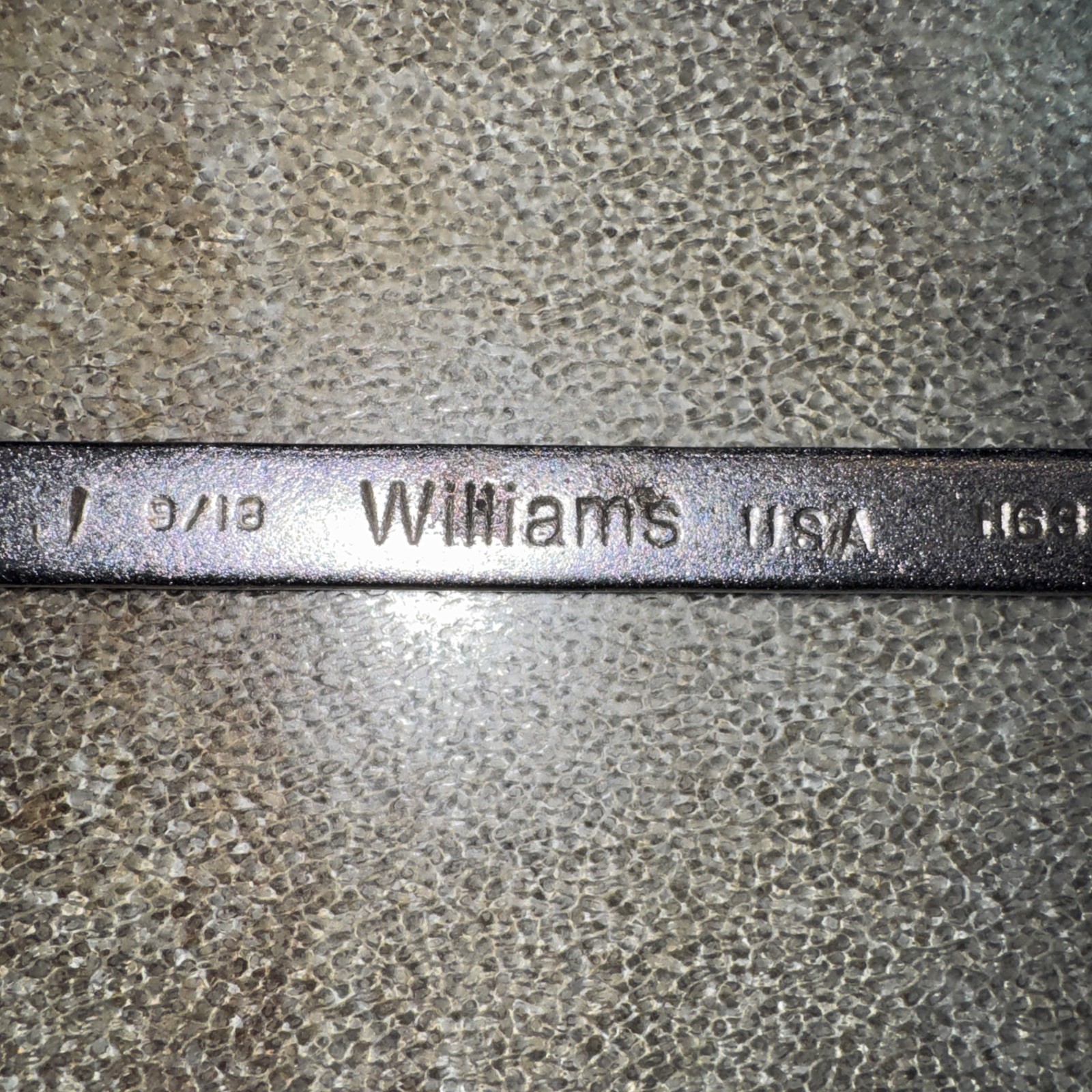 Vintage Williams NOT Superrench 9/16″ Combination Wrench 12 Point 1163 USA RARE