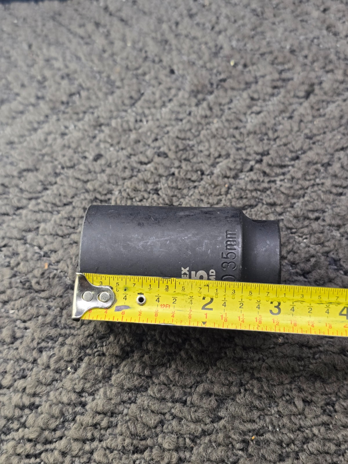 Sunex Tools 235MD: 1/2″ Drive Deep Impact Socket 35mm 6 Point Metric Tool