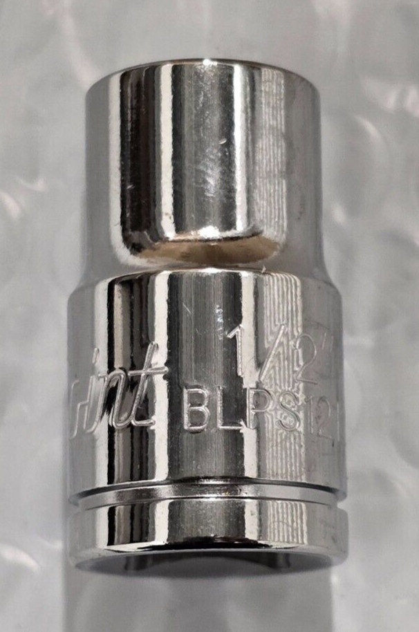 BLUE POINT BLPS1212, 1/2″ DRIVE, 1/2″ SOCKET, SHALLOW, 6 POINT.