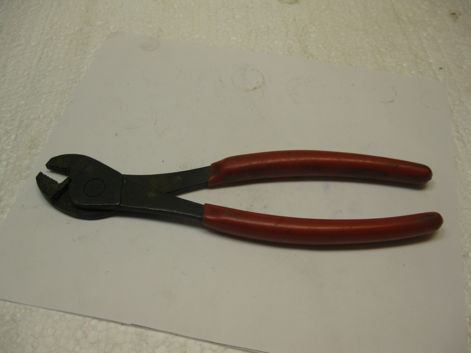 Snap-on tools USA 208CP Battery Bolt Pliers Side Mount Angle Nose Offset Nice!