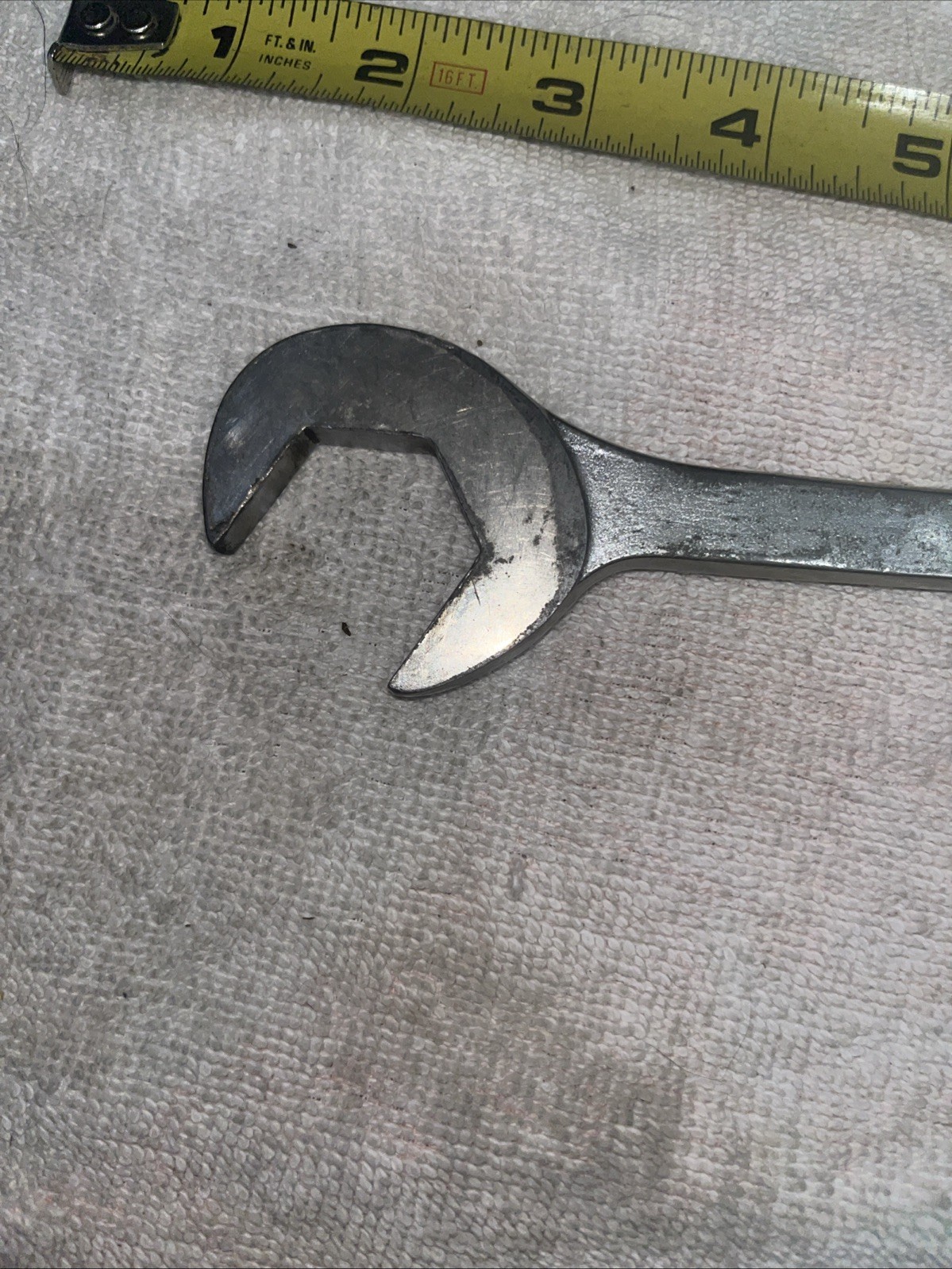 Mac Tools 1-1/8″ SAE Chrome Four Way Angle Head Open End Wrench USA DA36