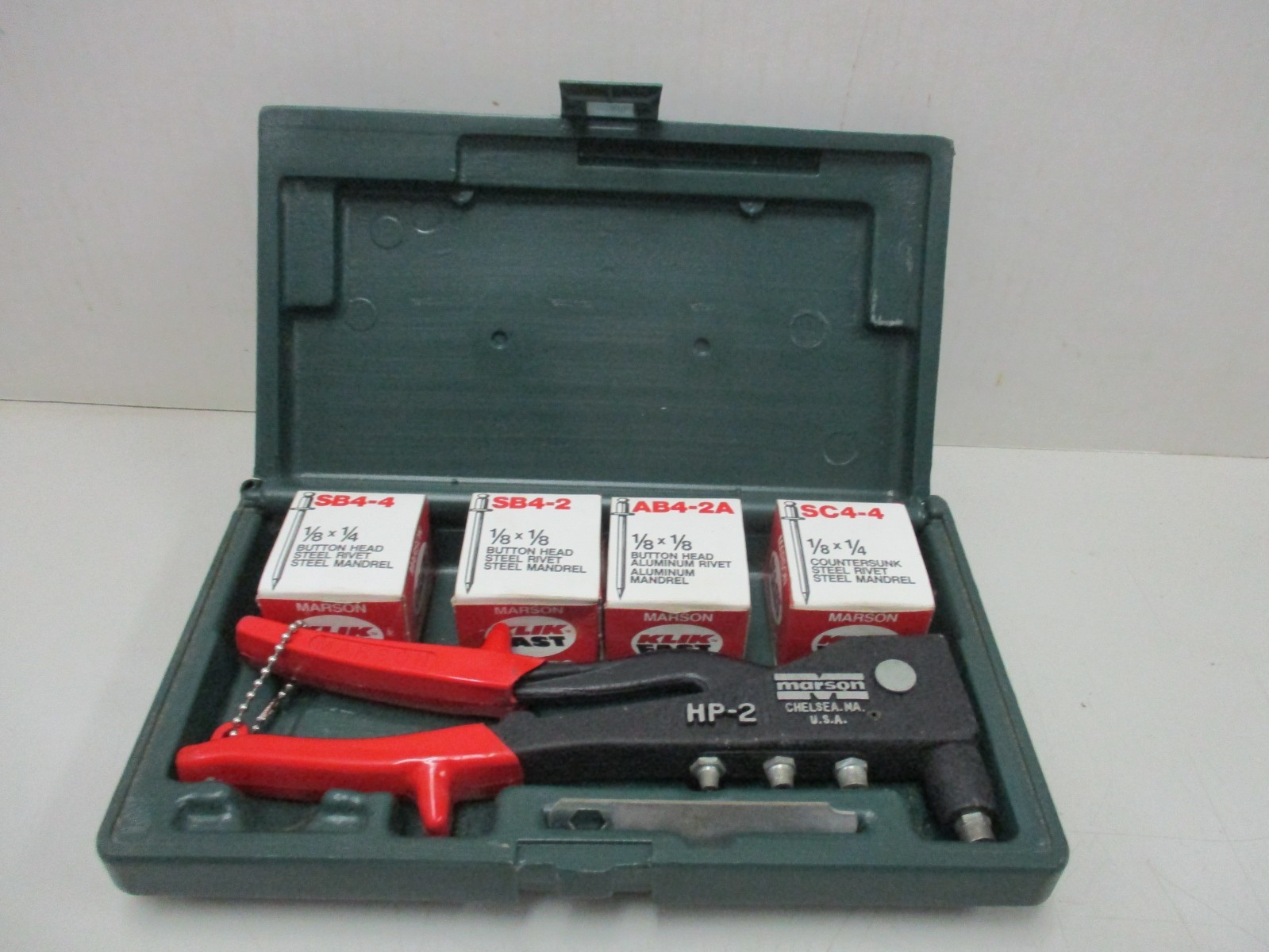Marson HP-2 Riverter and Assorted Rivets No. 39001