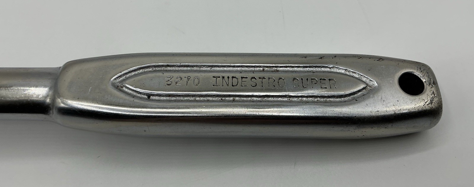 Vtg INDESTRO USA #3270 Indexing Flex Head 1/2” Drive Ratchet Just Serviced