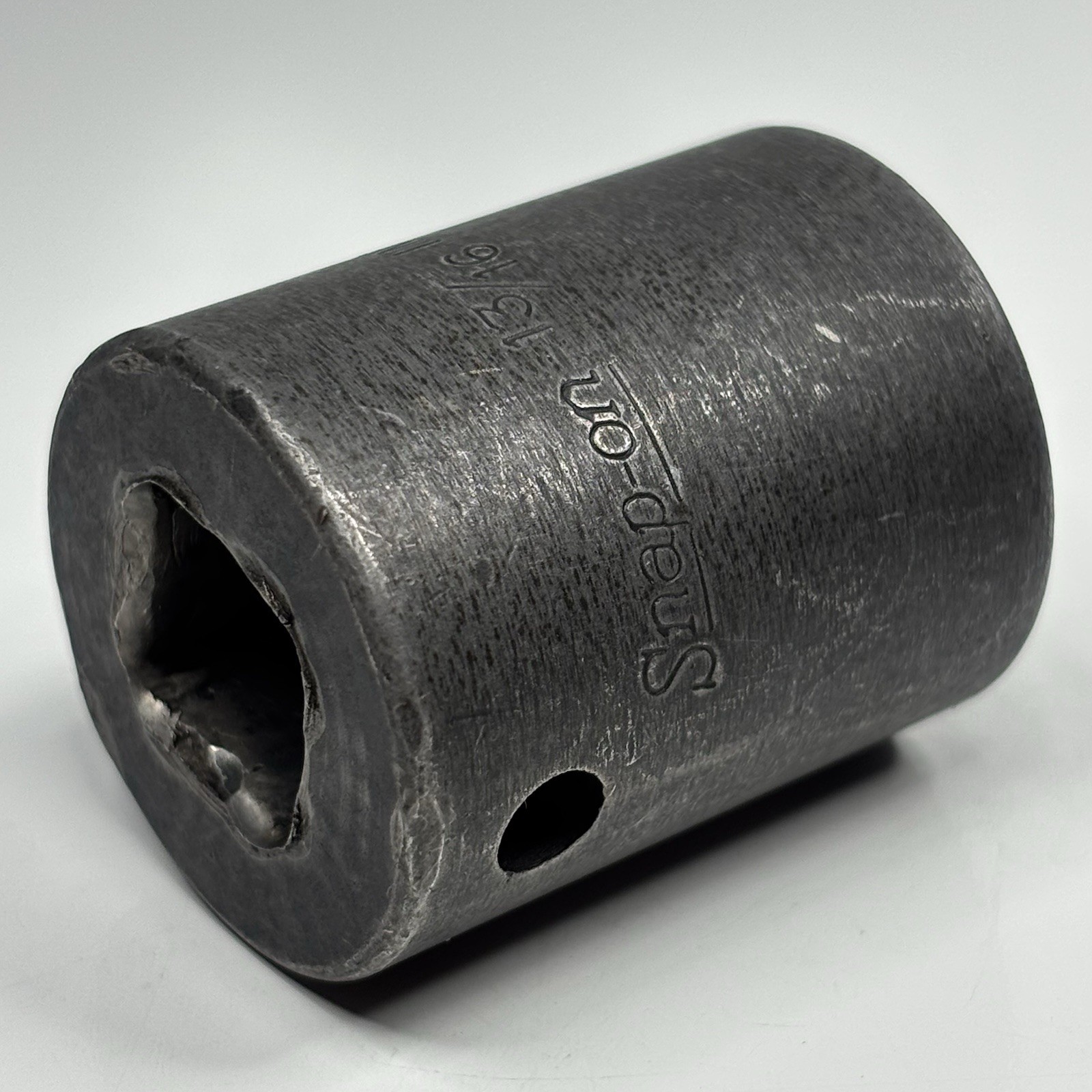 Snap On Tools IM260 1/2 Dr 6Pt SAE 13/16 Flank Dr Shallow Impact Socket USA 1984