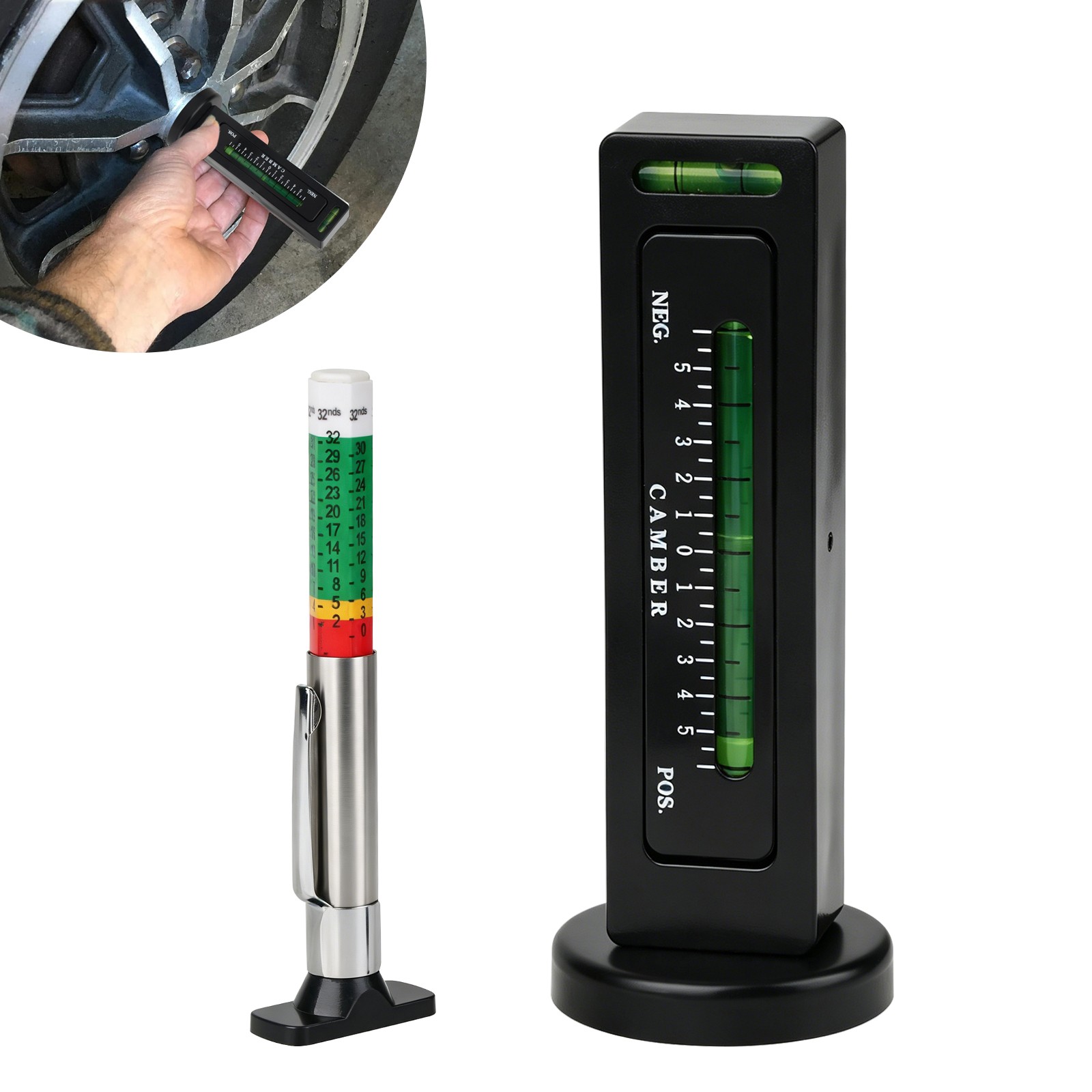 Magnetic Gauge Tool Camber Castor Strut Wheel Alignment for Truck Car Adjustable