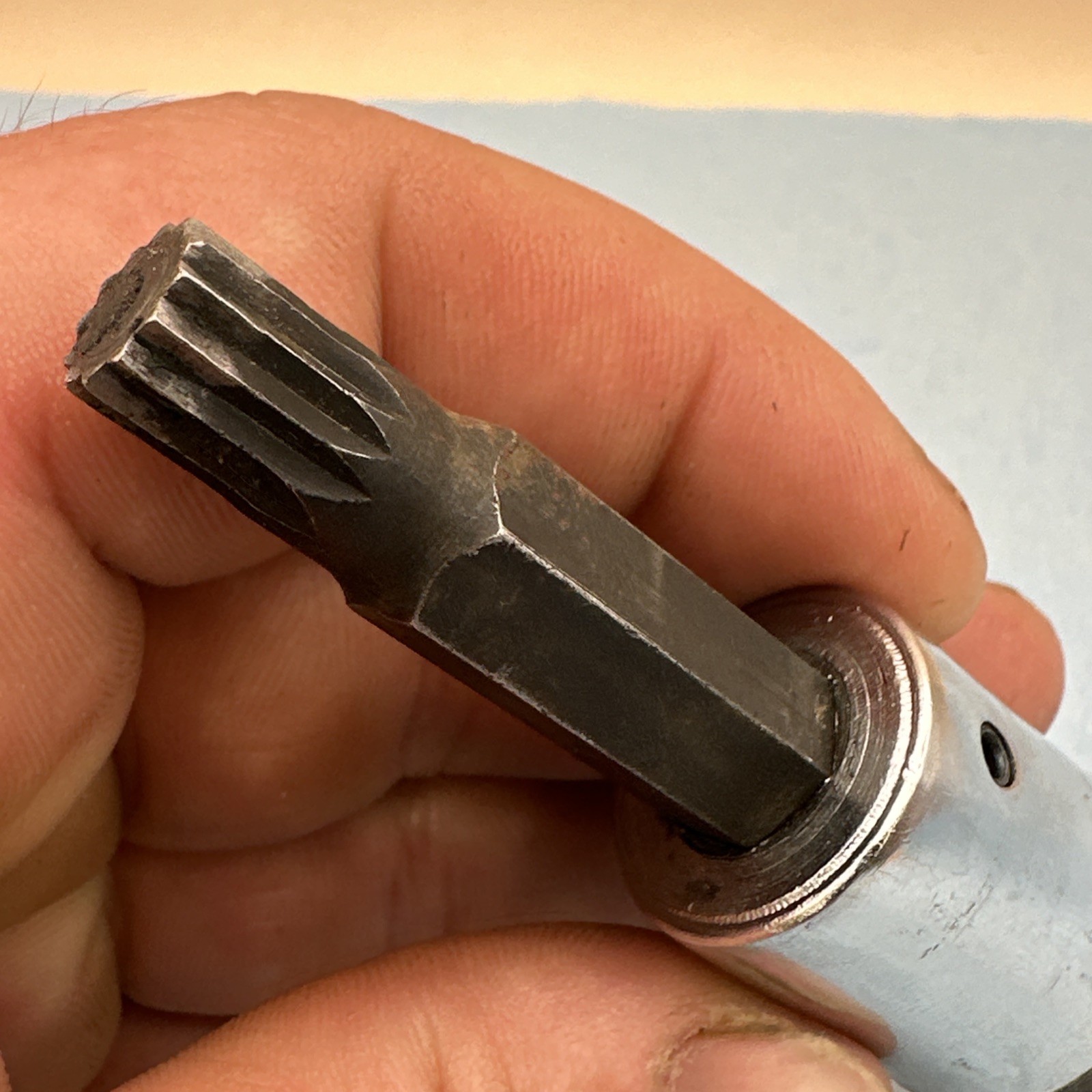 Snap On STSM10B, 1/2″ Drive 10mm Metric Triple Square Socket Driver USA Made