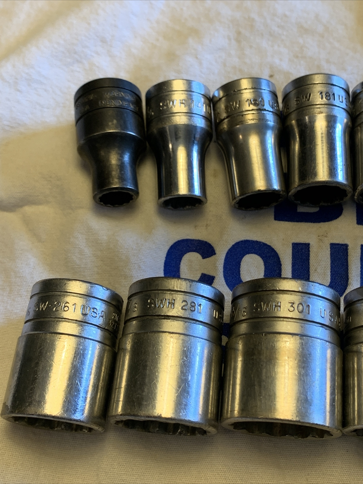 Snap-on 1/2″ Drive 13pc 12pt SAE Flank Drive® Shallow Socket Set (3/8-1-1/8″)