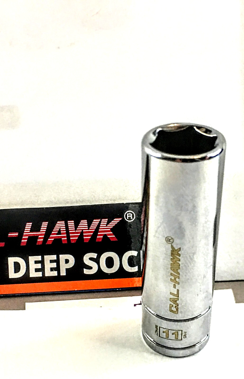 Cal- Hawk Deep Socket 11 mm x 1/4″ Dr 6Pt Free USA Ship