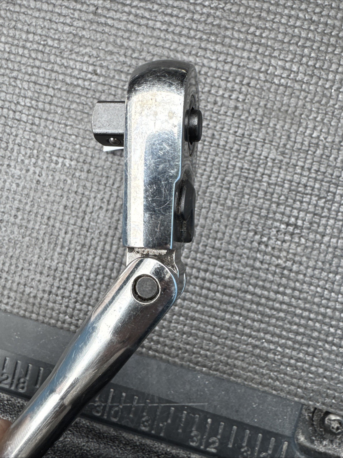 Sears Craftsman USA 3/8” Black Ergo Handle Flex Head Ratchet 44836 Fresh Rebuild
