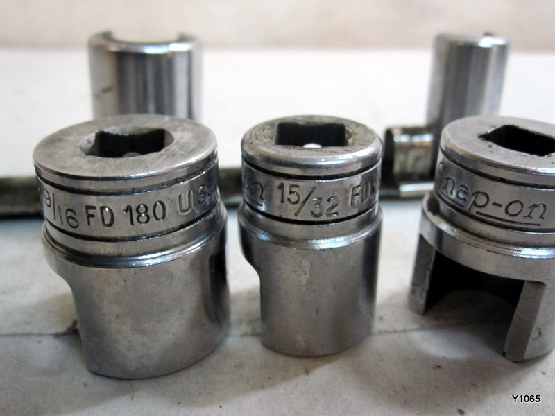 Snap On set of 5 sockets. FD180, 170, 160, 150, 120. see description