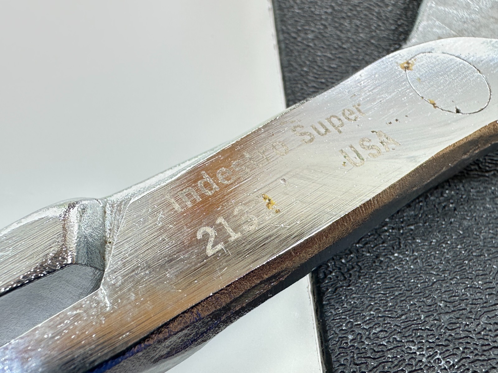 Indestro Tools USA Super 2132 YELLOW GRIP (Rare) Snap-Ring Pliers NEW Old Stock