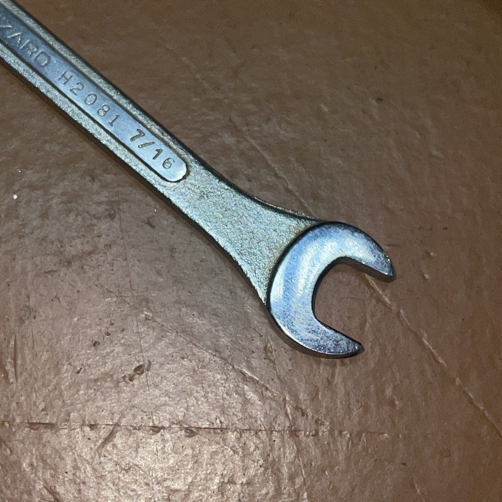 Wizard USA H2081 1/2 in X 7/16 in SAE Open Face Wrench Vintage