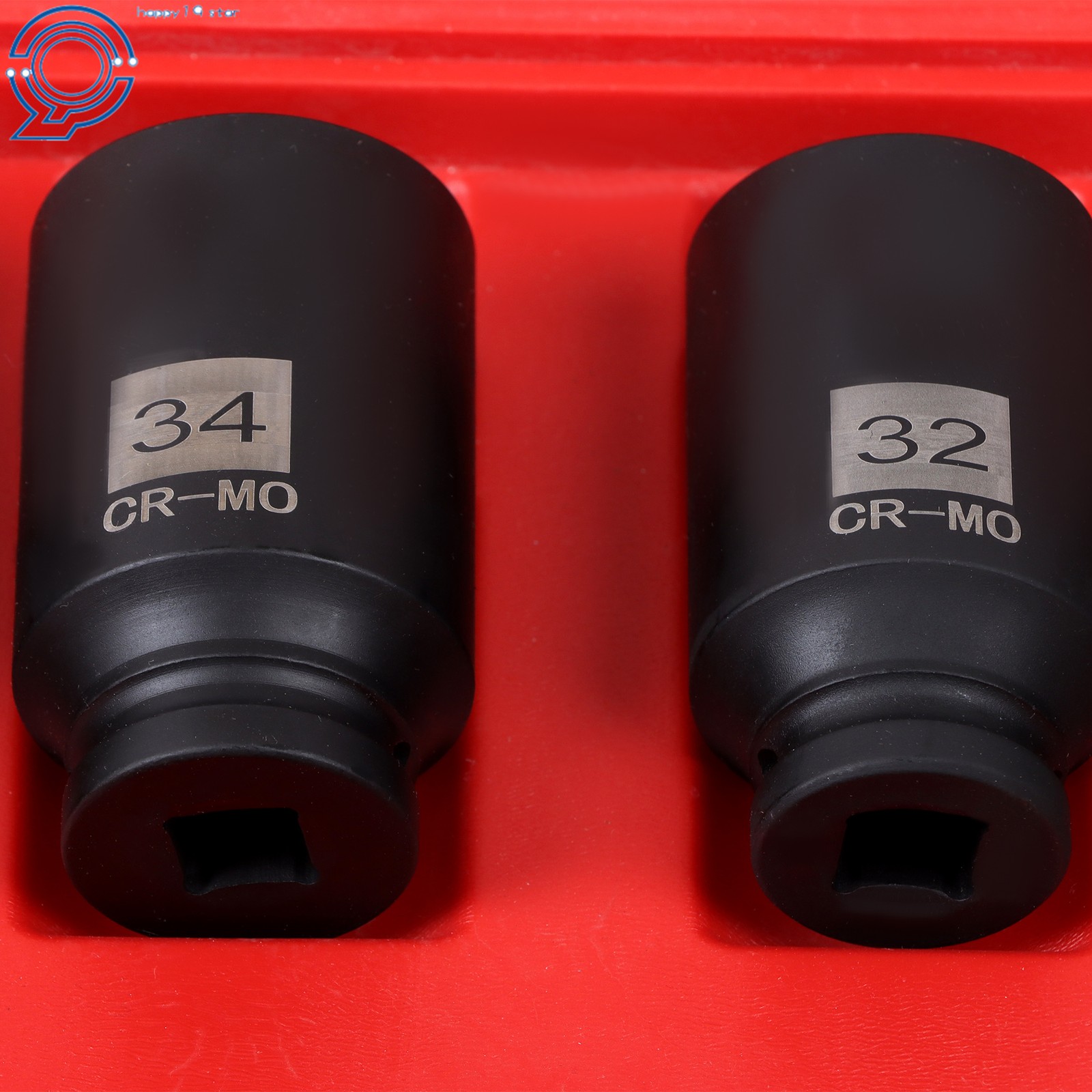 4PCS 1/2″ Drive Spindle Axle Nut Socket 12 Point 30mm 32mm 34mm 36mm Remover