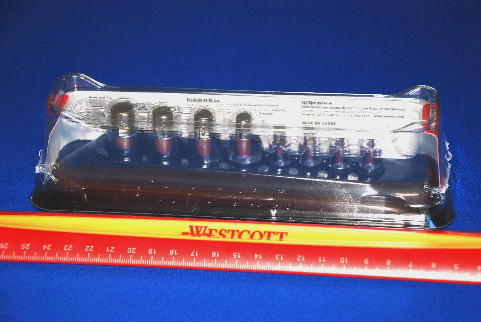 Snap-on NEW 8 Pc Combo Drive Metric Hex Bit Stubby Socket Driver Set 3mm-10mm