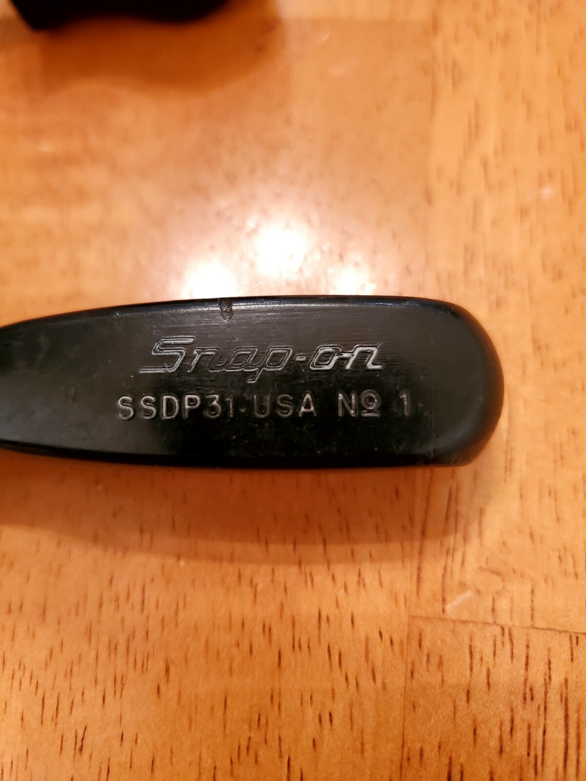 Snap On #1 Phillips Midget Flat Head Screwdrivers Black Hard Handles Lot Of 2
