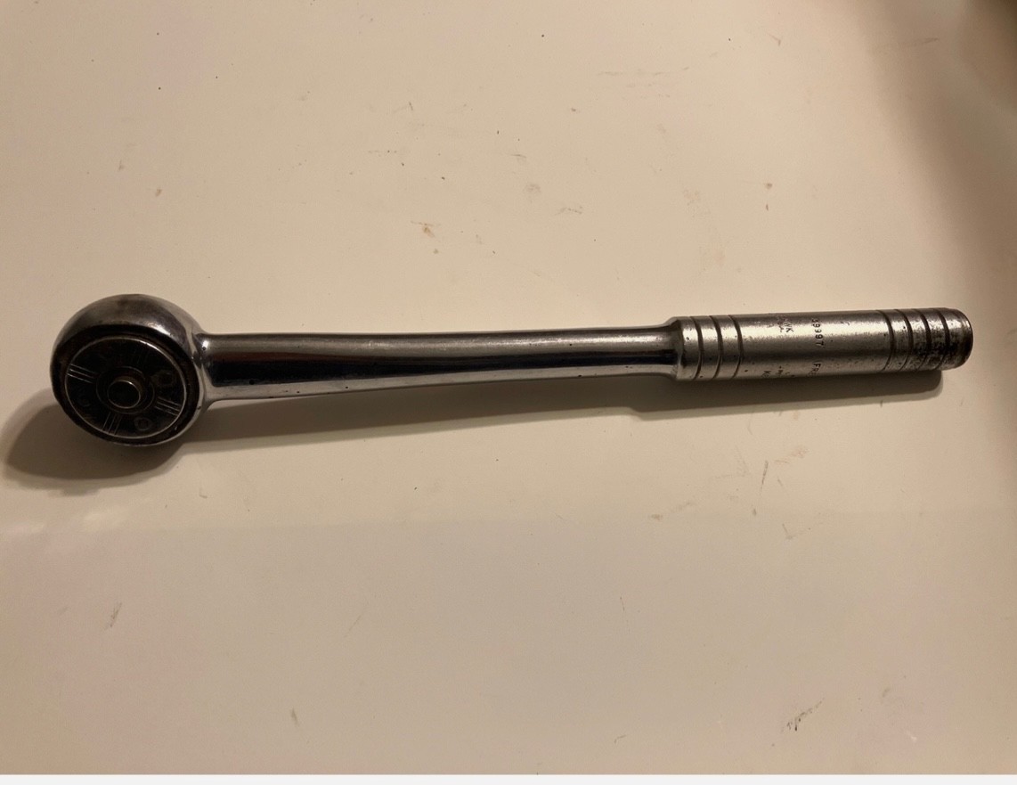1940 Blackhawk 49997, 1/2» Drive, Free Wheeling Push Button Ratchet, USA